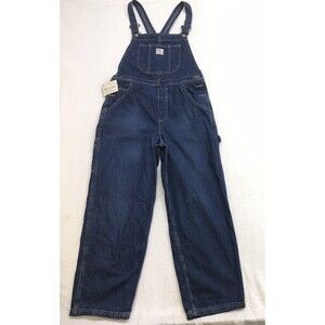 90s NWT LEVIS Dry Goods Bib Overalls Men L Deadstock Red Tab Two Horse Denim
